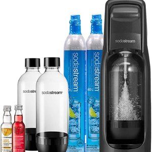 SodaStream Jet Sparkling Water Maker, Bundle, Blac